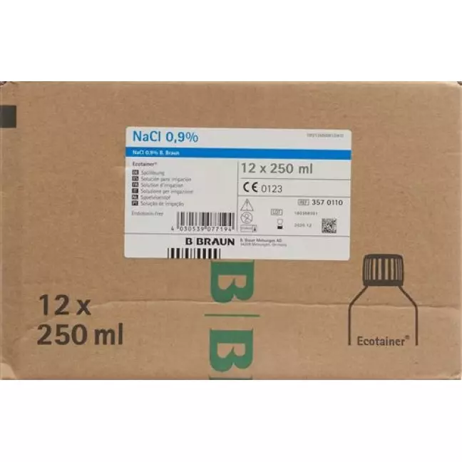 Nacl Braun 0.9% West 12 X 250 ml Nacl Braun 0.9% West 12 X 250 ml