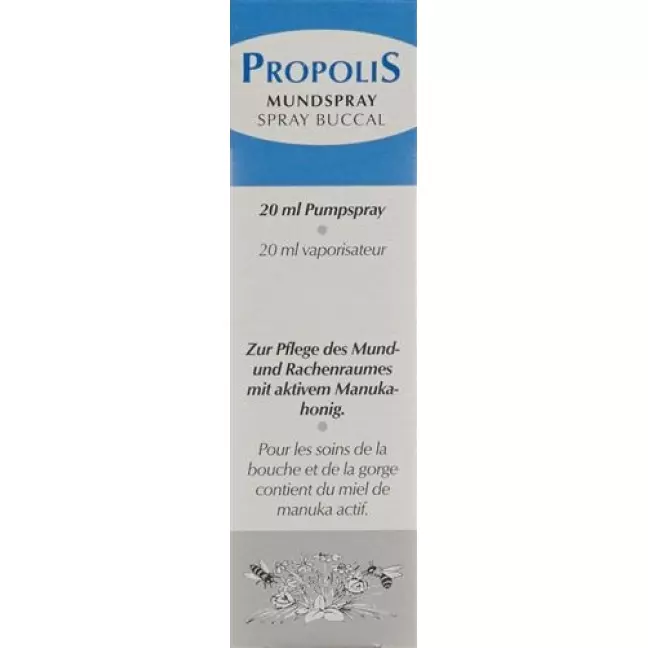 Propolis Mundspray mit Aktiven Manukahonig 20мл Propolis Mundspray mit Aktiven Manukahonig 20мл