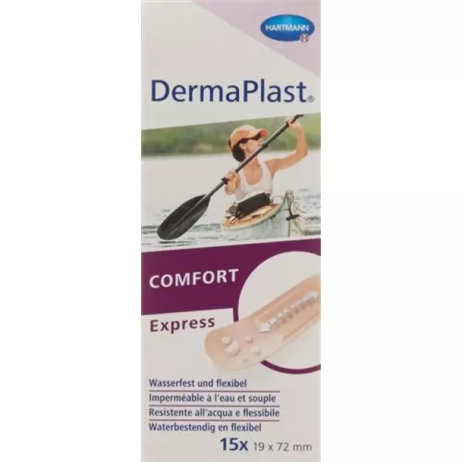 Dermaplast Comfort Express Strips 19x72мм 15 штук Dermaplast Comfort Express Strips 19x72мм 15 штук