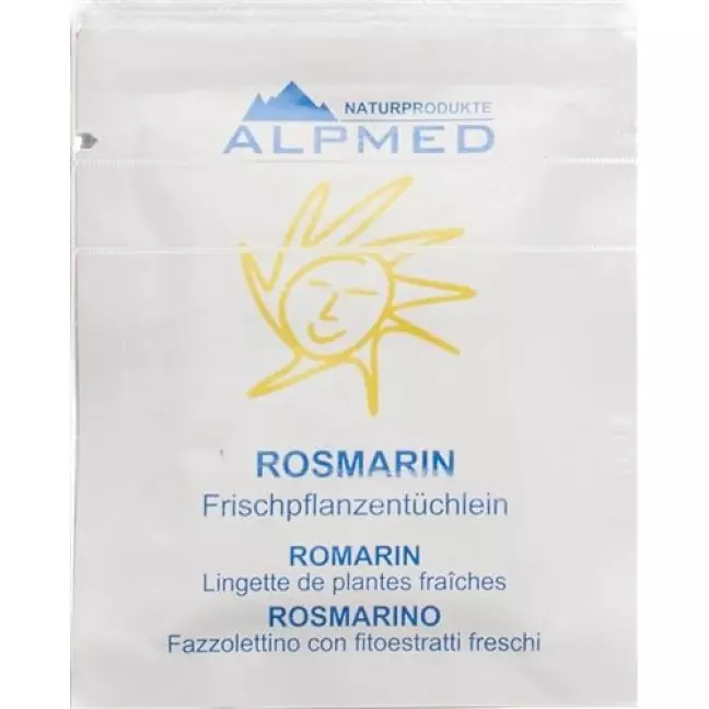 Alpmed Frischpflanzentuchlein Rosmarin 13 штук Alpmed Frischpflanzentuchlein Rosmarin 13 штук