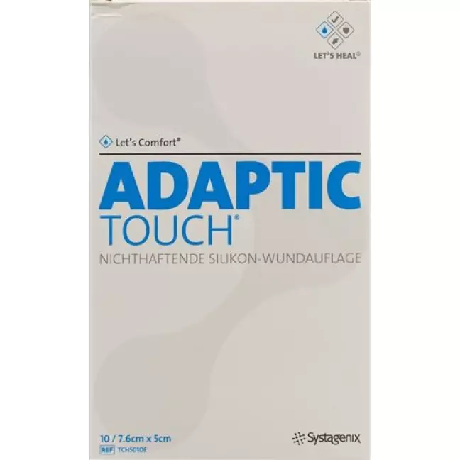 Let’s Comfort Adaptic Touch Silikon-Wundauflage 5смx7.6см 10 шту Let’s Comfort Adaptic Touch Silikon-Wundauflage 5смx7.6см 10 шту