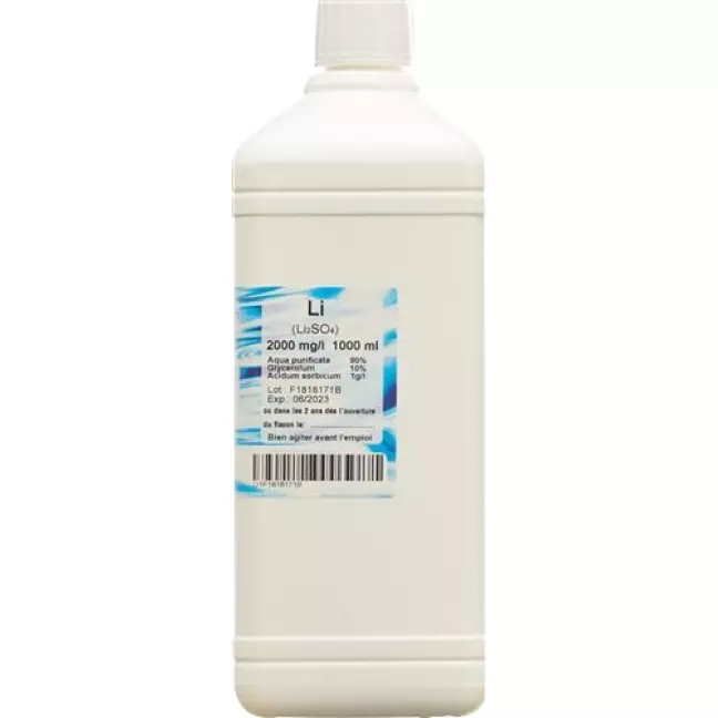 OLIGOPHARM LITHIUM 2000 MG/L OLIGOPHARM LITHIUM 2000 MG/L