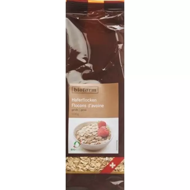 Biofarm Haferflocken Grob Knospe в пакетиках 500г Biofarm Haferflocken Grob Knospe в пакетиках 500г