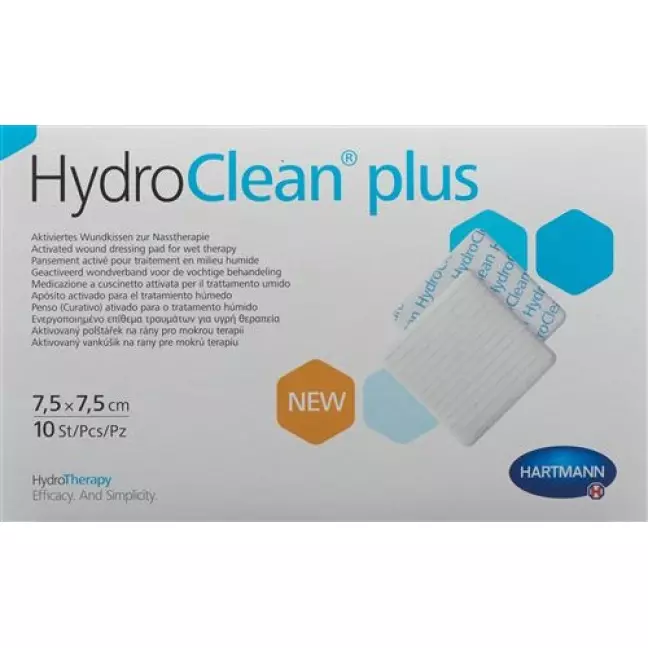 Hydroclean Plus Wundkissen 7.5x7.5см 10 штук Hydroclean Plus Wundkissen 7.5x7.5см 10 штук