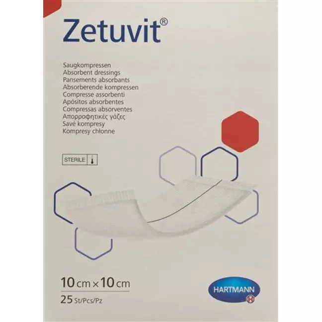 Zetuvit Absorptionsverband 10x10см Zetuvit Absorptionsverband 10x10см
