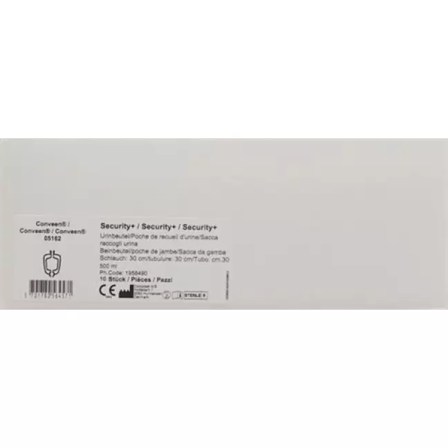 Conveen Security Plus Beinbeutel стерильный 500мл 25см 10 штук