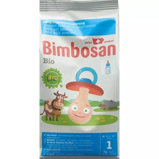 Bimbosan Bio Sauglingsmilch ohne Palmol в пакетиках 400г
