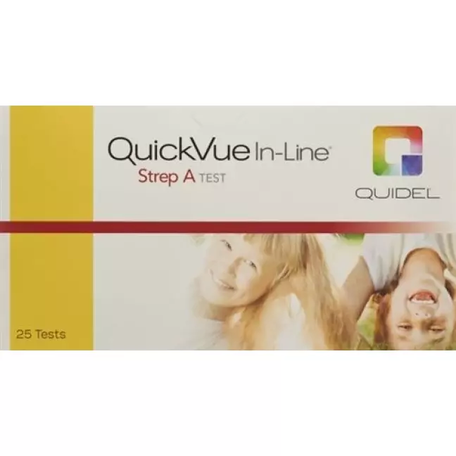 Quickvue In-Line Strep A 25 Tests Quickvue In-Line Strep A 25 Tests