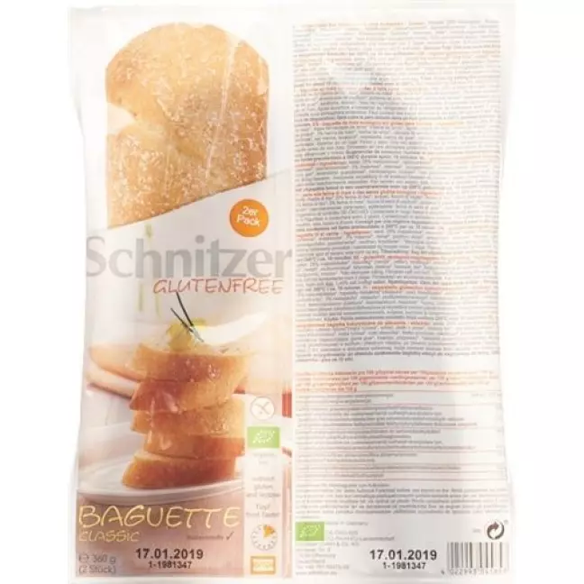 SCHNITZER BIO BAGUETTE CLASSIC SCHNITZER BIO BAGUETTE CLASSIC