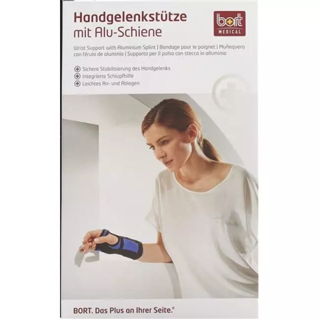 Bort Handgelenkstutze Schiene Rechts -21см размер L Blau Bort Handgelenkstutze Schiene Rechts -21см размер L Blau