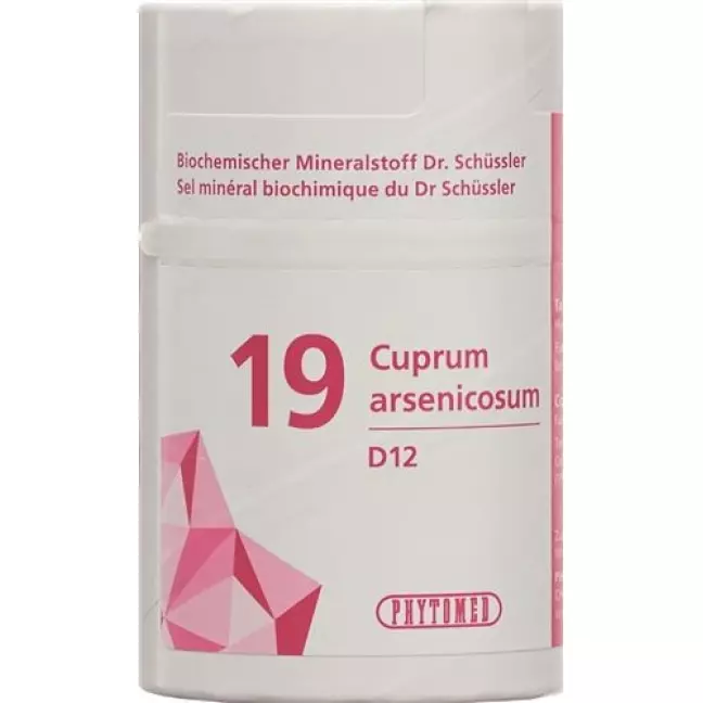 Phytomed Schussler Nr. 19 Cupr Arsen D 12 100г Phytomed Schussler Nr. 19 Cupr Arsen D 12 100г