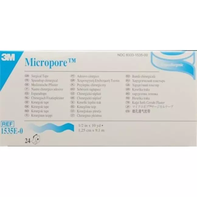 3M Micropore Vlies Heftpflaster mit диспенсер 12мм x 9.14m weiss 24 штуки 3M Micropore Vlies Heftpflaster mit диспенсер 12мм x 9.14m weiss 24 штуки