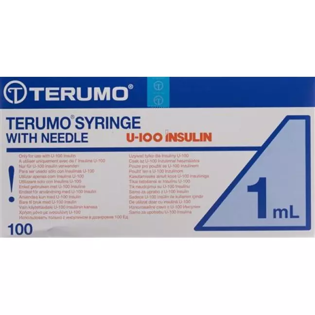 Terumo U-100 Insulin-Spritzen 26г 12x0.45мм 1мл Terumo U-100 Insulin-Spritzen 26г 12x0.45мм 1мл