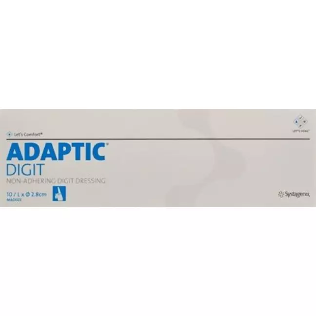 Let’s Comfort Adaptic Digit Finger- und Zehenverband Large 10 шт Let’s Comfort Adaptic Digit Finger- und Zehenverband Large 10 шт