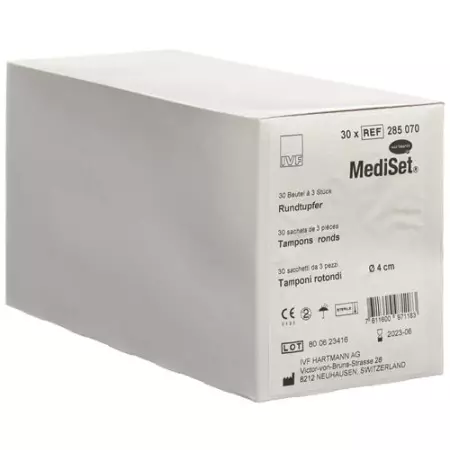 Mediset IVF Rundtupfer 4см стерильный 3 штуки Mediset IVF Rundtupfer 4см стерильный 3 штуки
