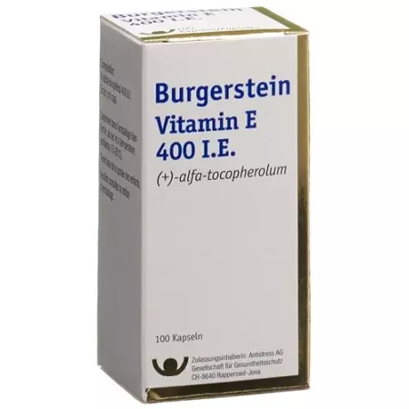Burgerstein Vitamin E 400 I.E. 100 Kaps Burgerstein Vitamin E 400 I.E. 100 Kaps