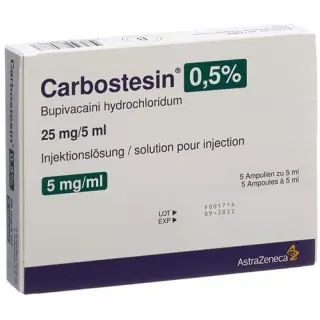 Carbostesin 0.5% 5 ml 5 Ampullen