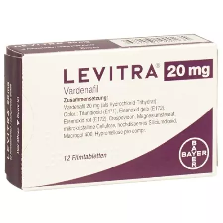 Levitra 20 mg 12 filmtablets Levitra 20 mg 12 filmtablets