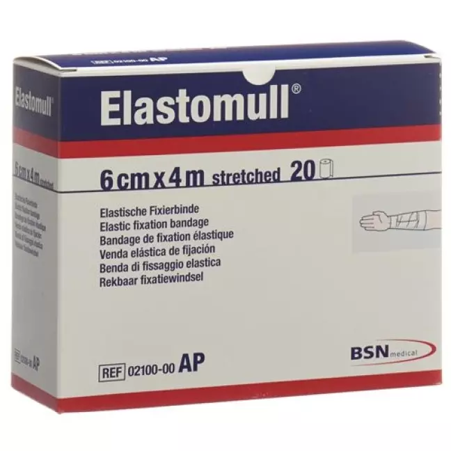 Elastomull марлевый бинт Weiss 4мX6см 20 штук Elastomull марлевый бинт Weiss 4мX6см 20 штук