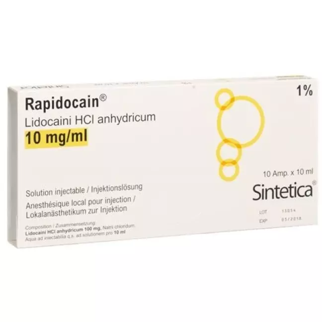RAPIDOCAINE INJLSG 1% O KO