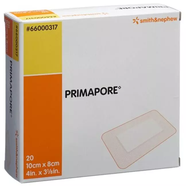 Primapore Wundverband 10смx8см Steril 20 штук Primapore Wundverband 10смx8см Steril 20 штук