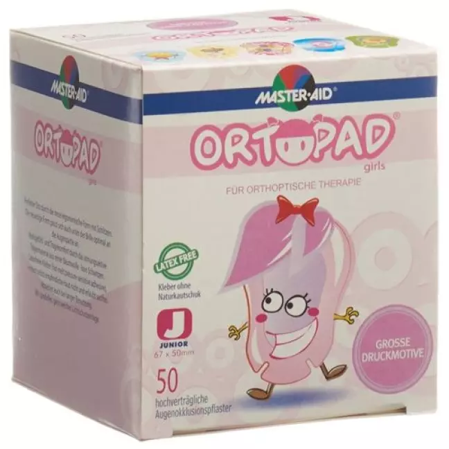 Ortopad Occlusionspflaster Juni Girls -2j 50 штук Ortopad Occlusionspflaster Juni Girls -2j 50 штук