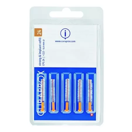 Curaprox CPS 24 Implantatbursten Orange 5 штук