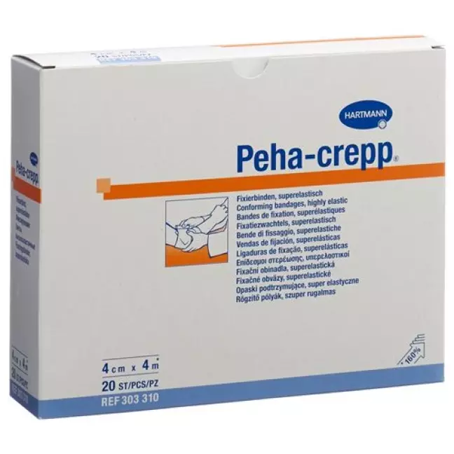 Peha Crepp S Kreppbinde 4мX4см Weiss 20 штук Peha Crepp S Kreppbinde 4мX4см Weiss 20 штук