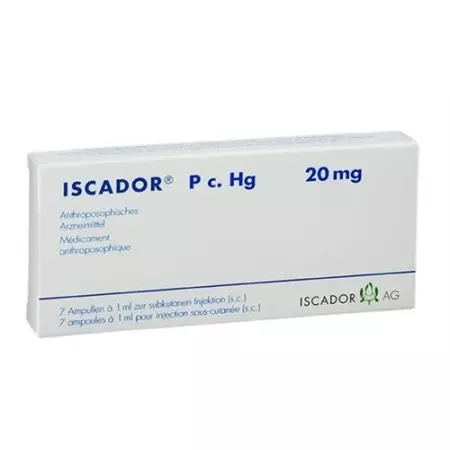 Искадор P с. Hg раствор для инъекций 20 мг 7 ампул