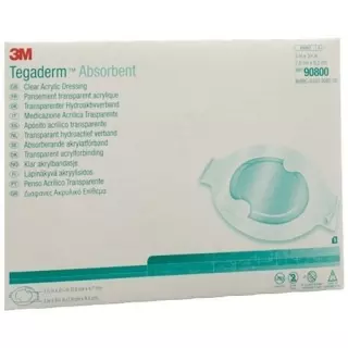 3M Tegaderm Absorbent повязка для ран 7.6x9.5см 5 штук
