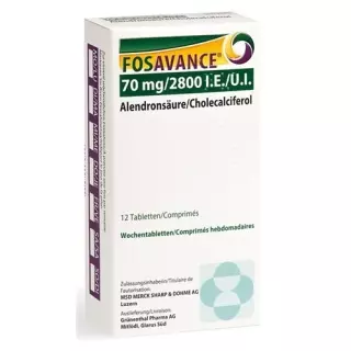 Фосаванс 70/2800 12 еженедельных таблеток 