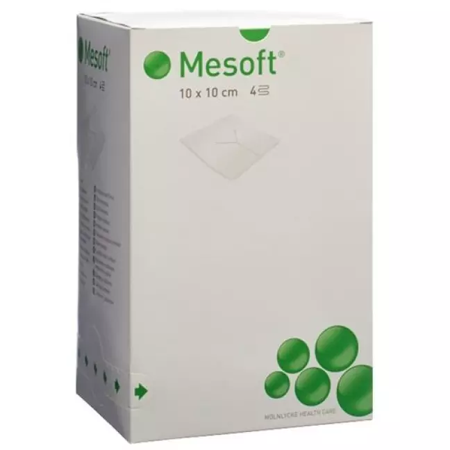 Mesoft Schlitzkompresse 10x10см 130 штук Mesoft Schlitzkompresse 10x10см 130 штук