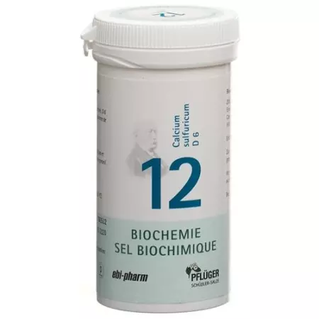 Pflueger Schussler Nr. 12 Calc Sulf в таблетках, D 6 25г Pflueger Schussler Nr. 12 Calc Sulf в таблетках, D 6 25г