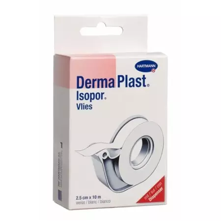 Dermaplast Isopor фиксирующий пластырь 10мX2.5см Weiss mit Dispenser Dermaplast Isopor фиксирующий пластырь 10мX2.5см Weiss mit Dispenser
