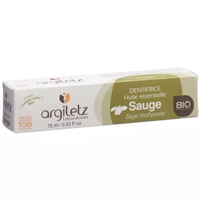 Argiletz Zahnpasta Salbei Bio 75мл Argiletz Zahnpasta Salbei Bio 75мл