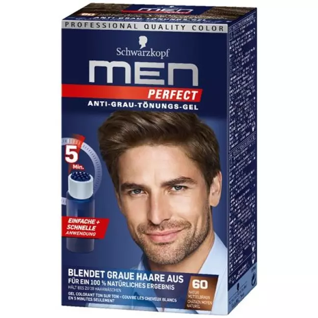 Men Perfect Tonung 60 Natur Mittelbraun Men Perfect Tonung 60 Natur Mittelbraun