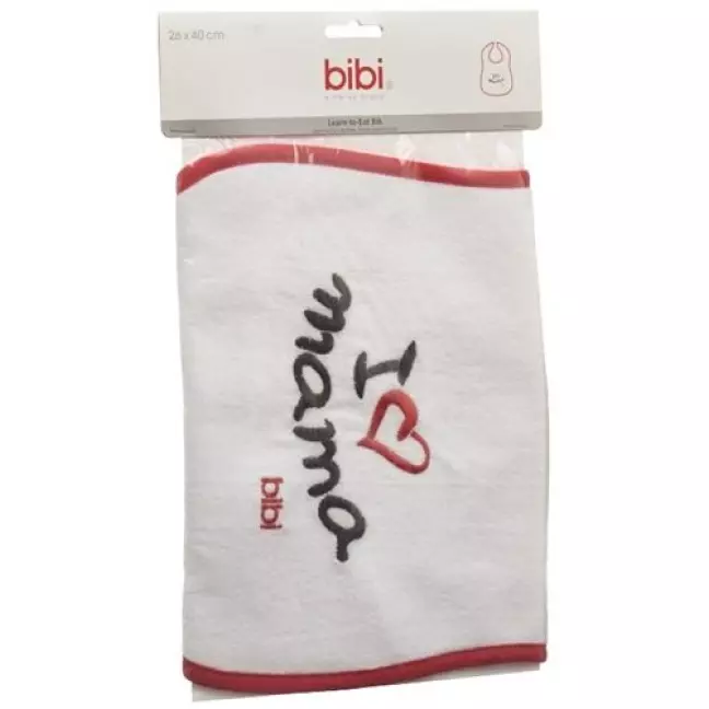 Bibi Latzchen Mama Rot Klettverschluss