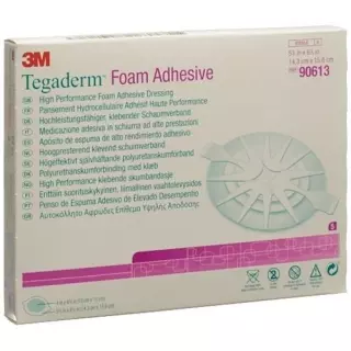 3M Tegaderm Foam Adhesive Schaumkompresse 10x11см Oval 5 штук