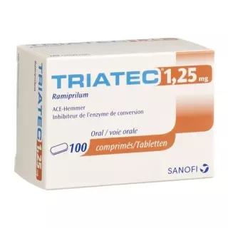 Триатек 1,25 мг 100 таблеток