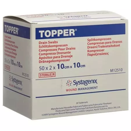 Topper Schlitzkompressen 10x10см стерильный 50 пакетиков 2 штуки Topper Schlitzkompressen 10x10см стерильный 50 пакетиков 2 штуки