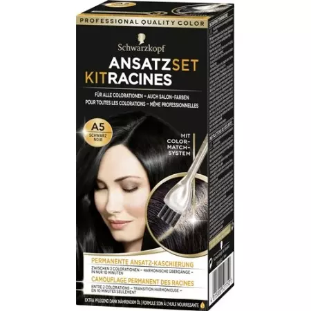 Schwarzkopf Ansatzset Schwarz бутылка 22мл Schwarzkopf Ansatzset Schwarz бутылка 22мл