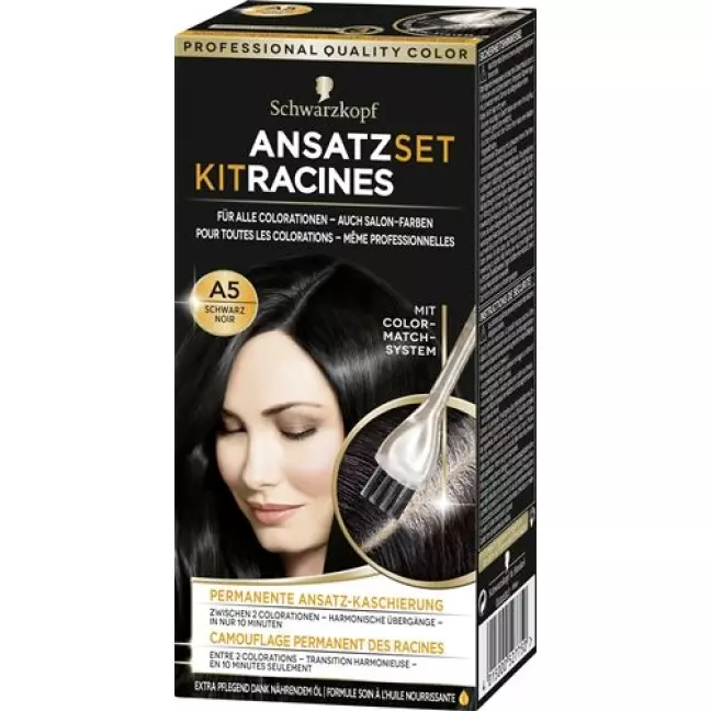 Schwarzkopf Ansatzset Schwarz бутылка 22мл Schwarzkopf Ansatzset Schwarz бутылка 22мл