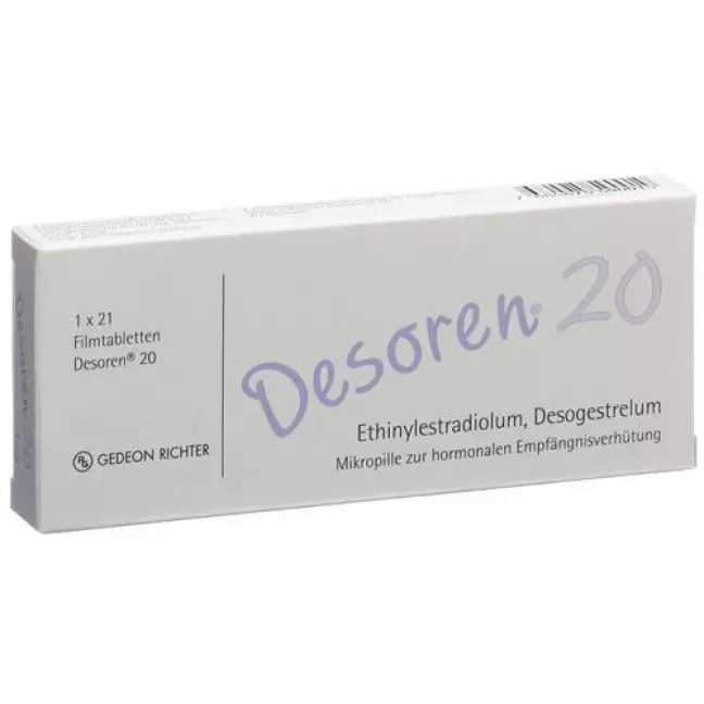 Дезорен-20 21 таблетка