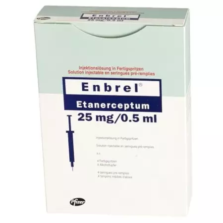 Enbrel 25 mg/0.5 ml 4 Fertigspritzen 0.5 ml Enbrel 25 mg/0.5 ml 4 Fertigspritzen 0.5 ml