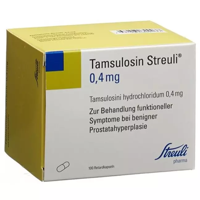 Tamsulosin Streuli 0.4 mg 100 Retard Kaps Tamsulosin Streuli 0.4 mg 100 Retard Kaps