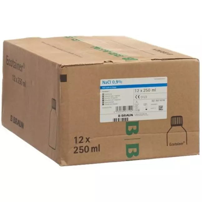 Nacl Braun 0.9% West 12 X 250 ml Nacl Braun 0.9% West 12 X 250 ml