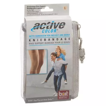 Bort Aktive Color Kniebandage размер XXL -52см телесный цвет Bort Aktive Color Kniebandage размер XXL -52см телесный цвет