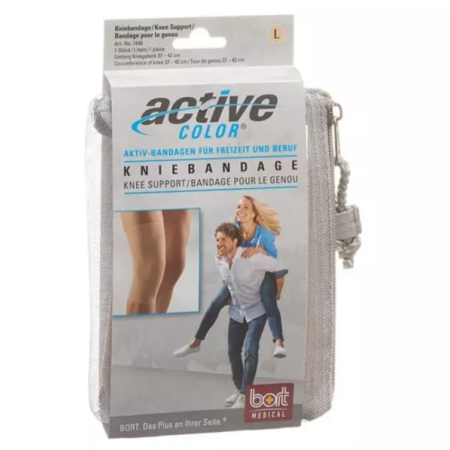 Bort Aktive Color Kniebandage размер XXL -52см телесный цвет Bort Aktive Color Kniebandage размер XXL -52см телесный цвет