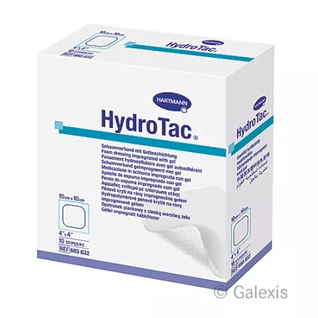 Hydrotac повязка для ран 10x10см стерильный 10 штук Hydrotac повязка для ран 10x10см стерильный 10 штук