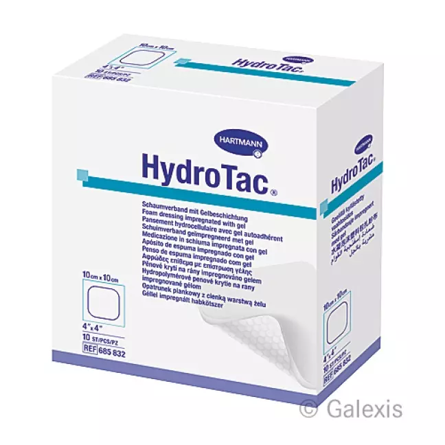 Hydrotac повязка для ран 10x10см стерильный 10 штук Hydrotac повязка для ран 10x10см стерильный 10 штук
